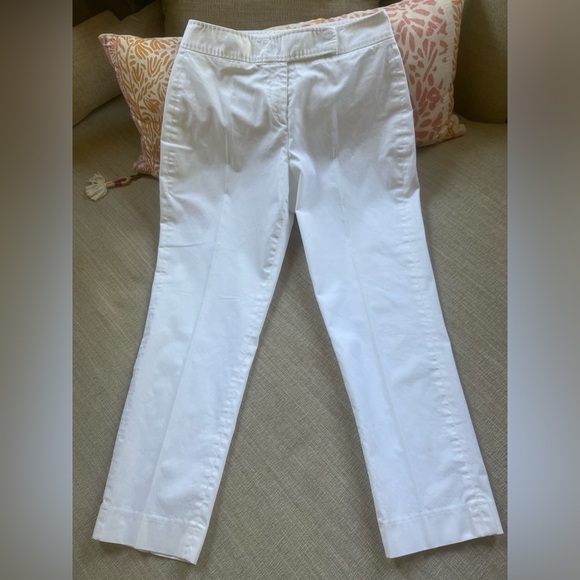 Chic White Agnona Pants Made in Italy. Women’s Size: 40 (U.S. Size 4) - Picture 4 of 13